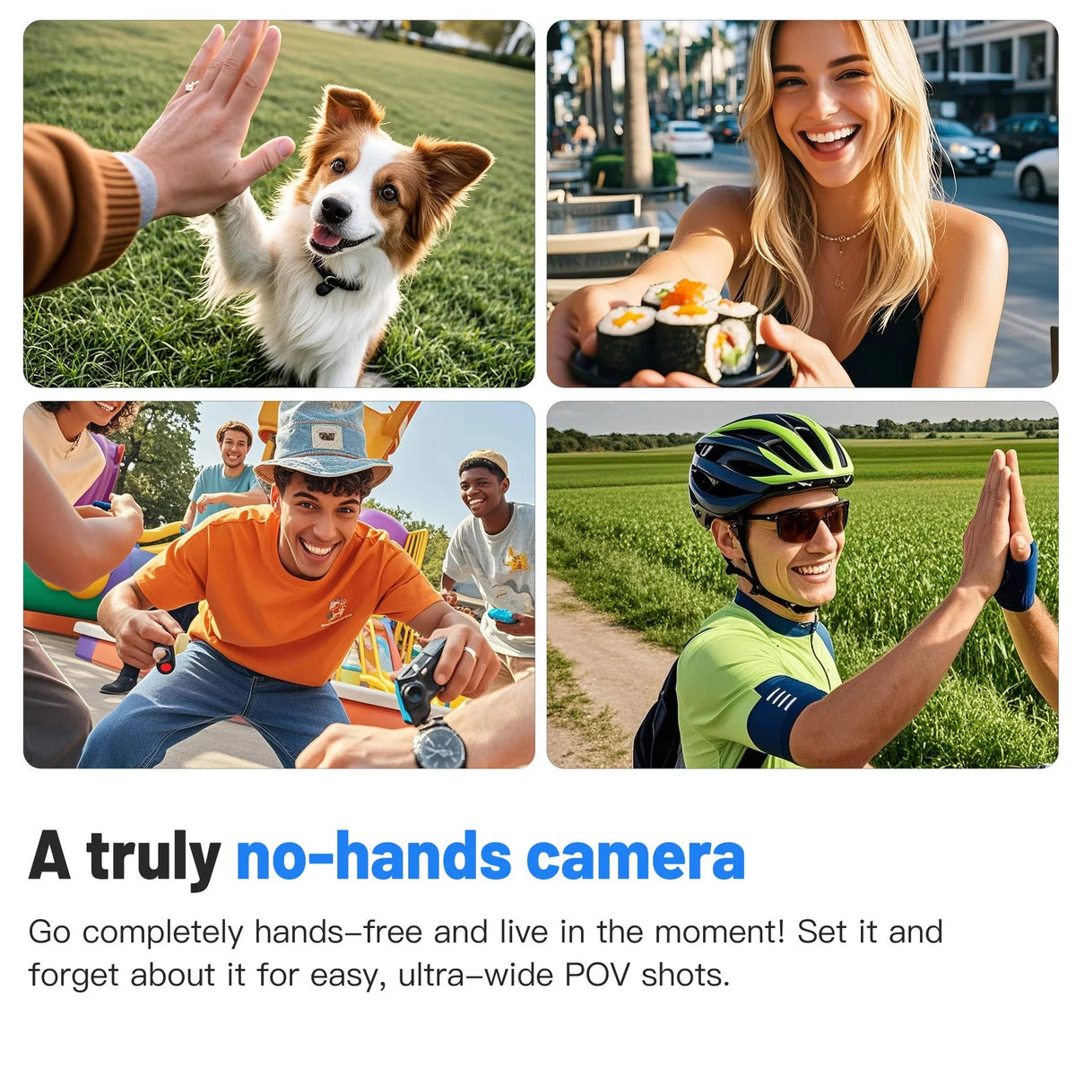 Action Camera 4K Waterproof Magnetic 360° Mount