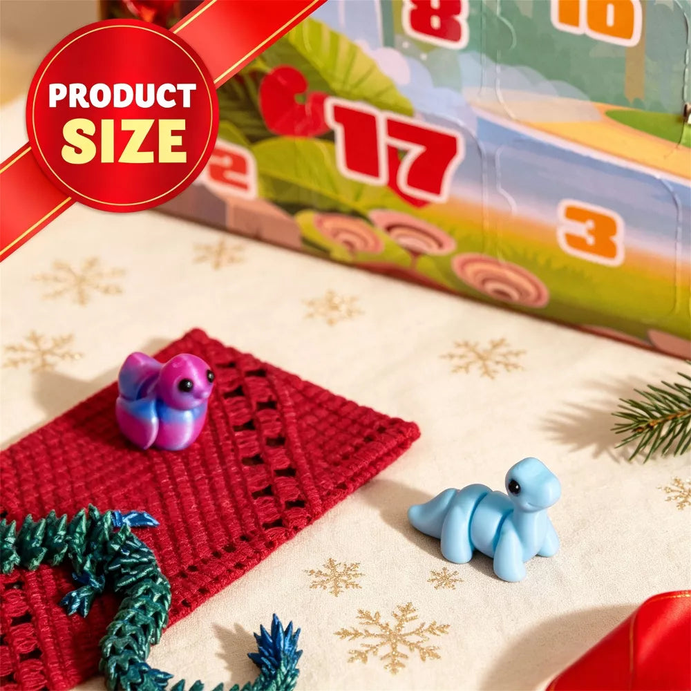 Advent Calendar 24 Collectible 3D Printed Toys