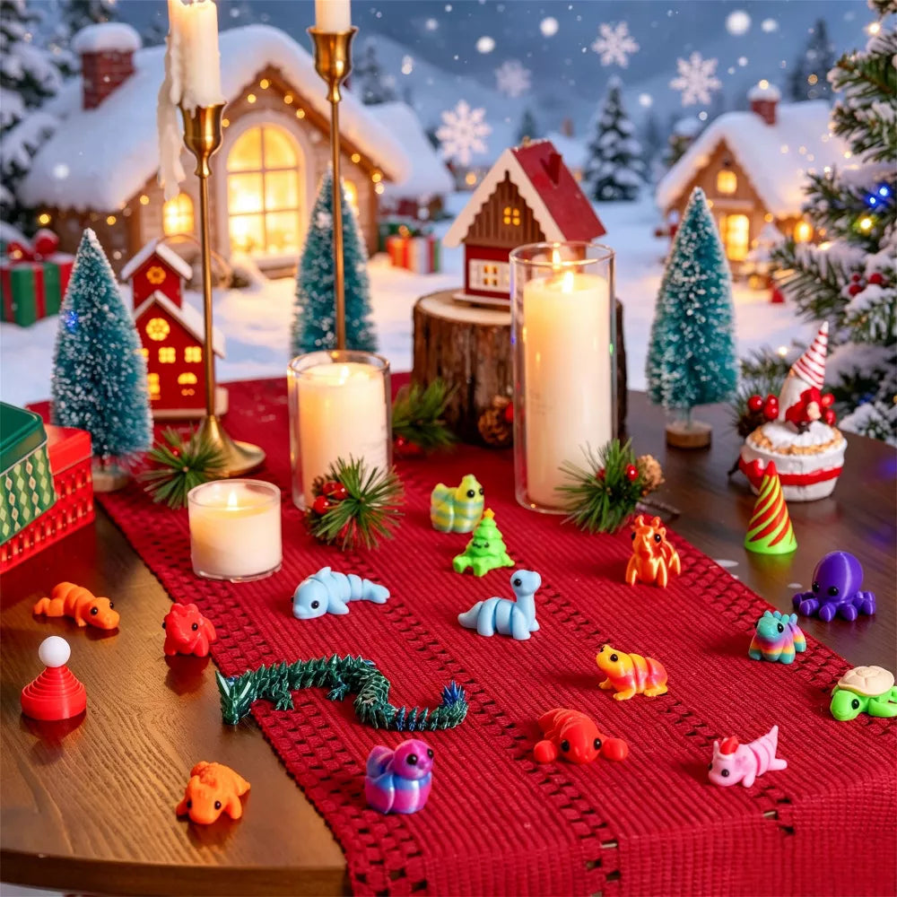 Advent Calendar 24 Collectible 3D Printed Toys
