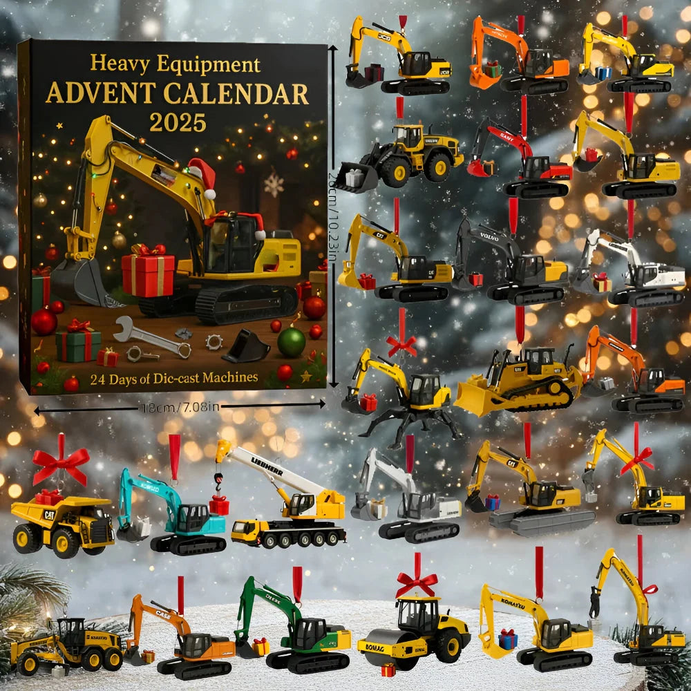 Advent Calendar 24 Die-Cast Construction Vehicles