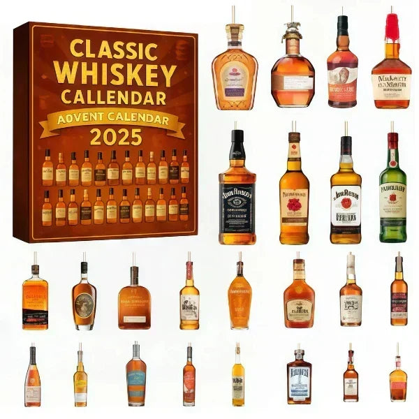 Advent Calendar 24-Piece Mini Bottle Display Set