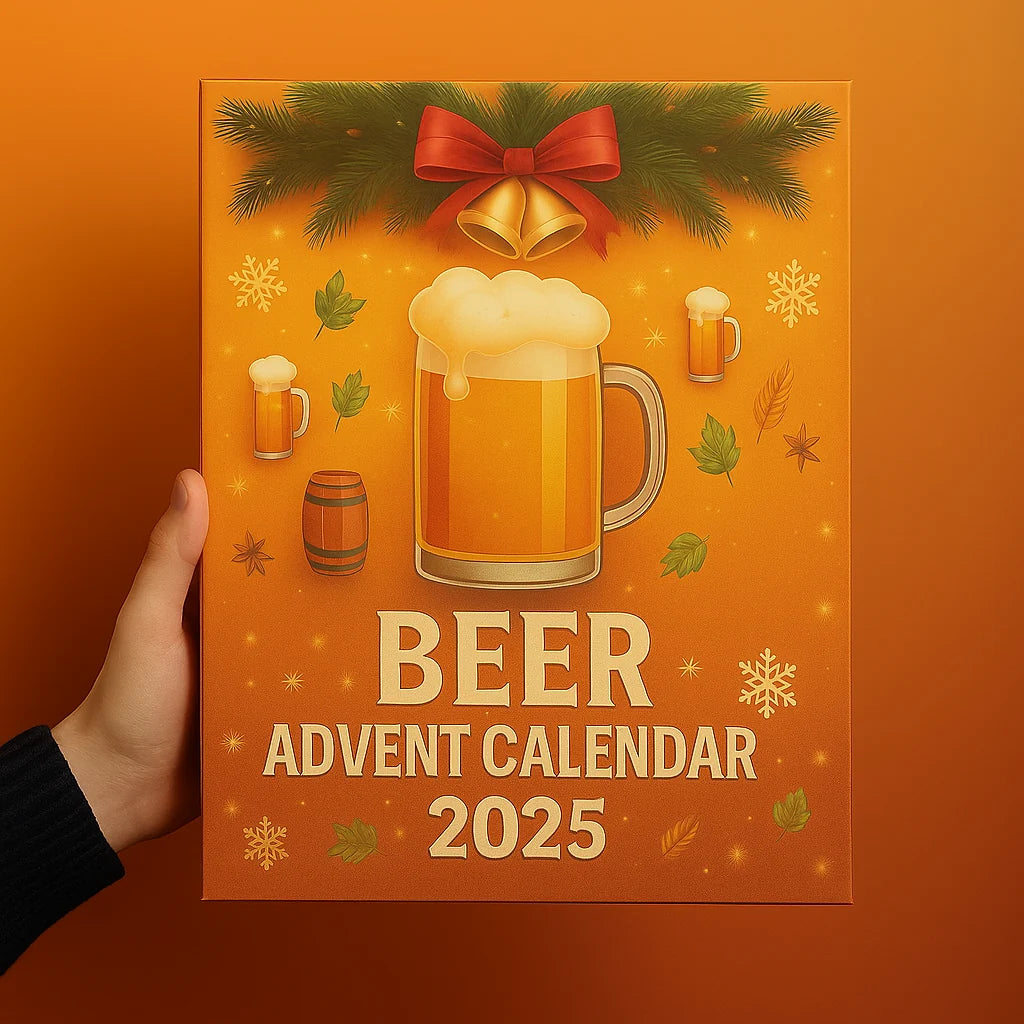Advent Calendar 24 Resin Beer Bottle Ornaments