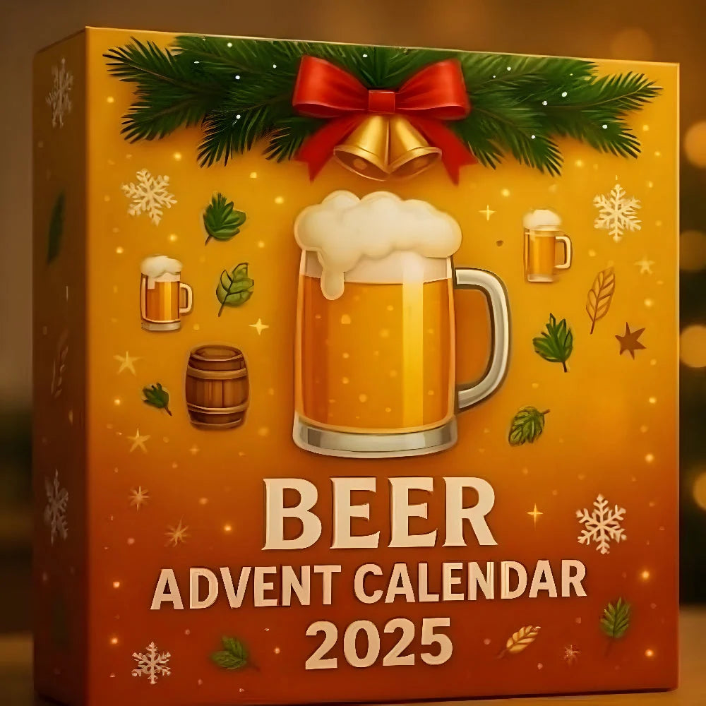 Advent Calendar 24 Resin Beer Bottle Ornaments