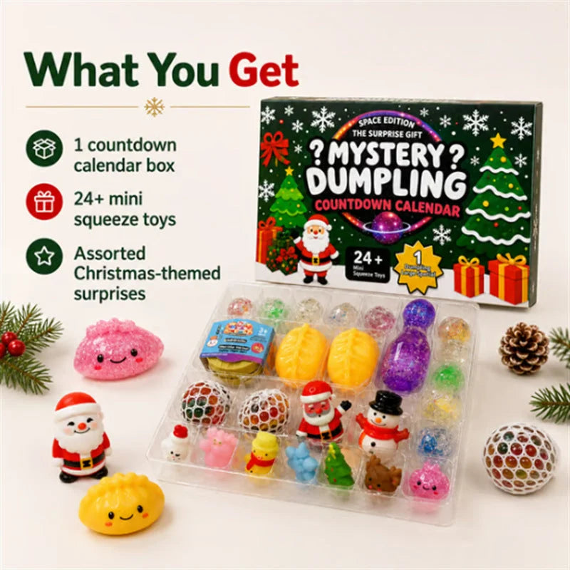 Advent Calendar 24 Surprise Squishy Toys