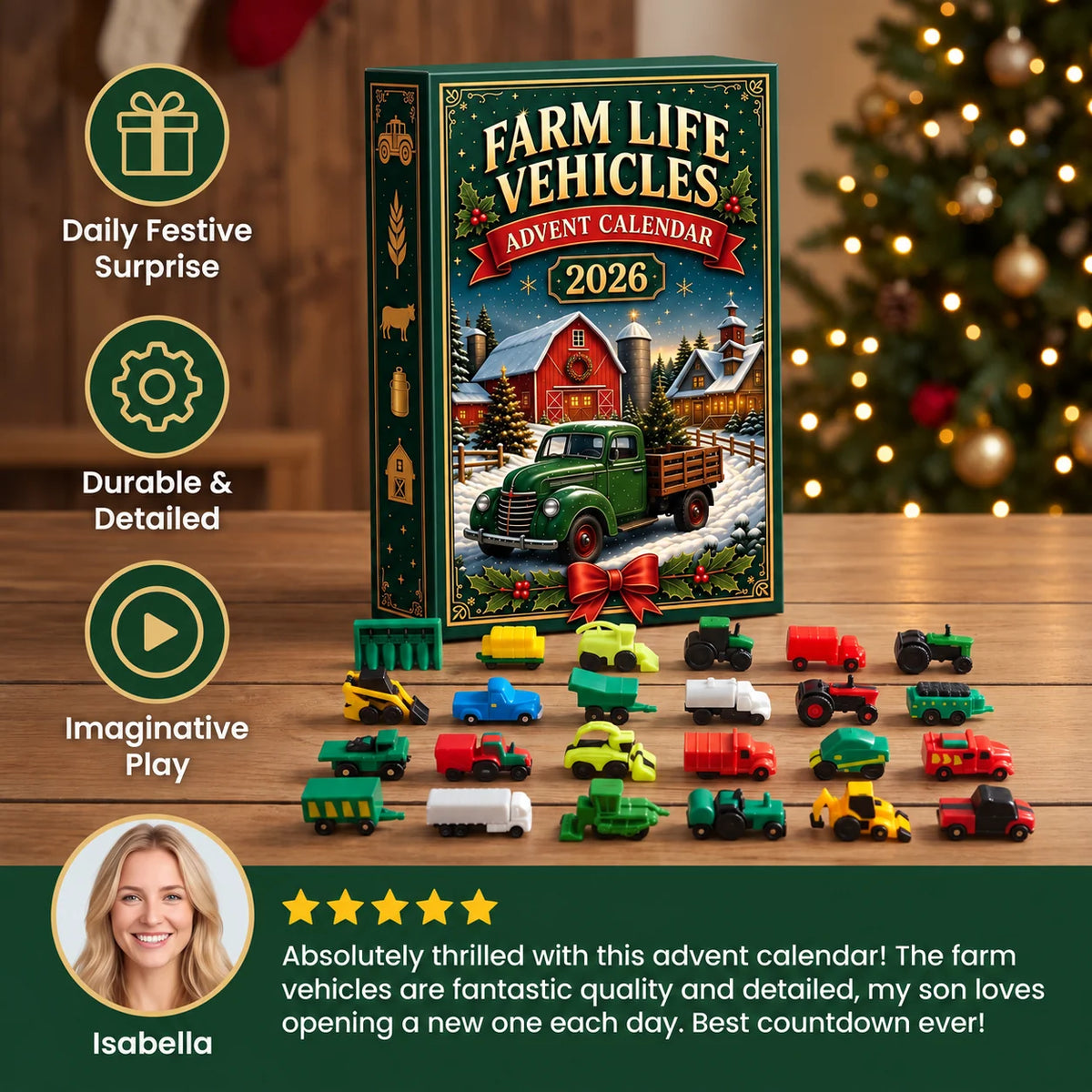 Advent Calendar Farm Vehicles 24 Daily Surprises