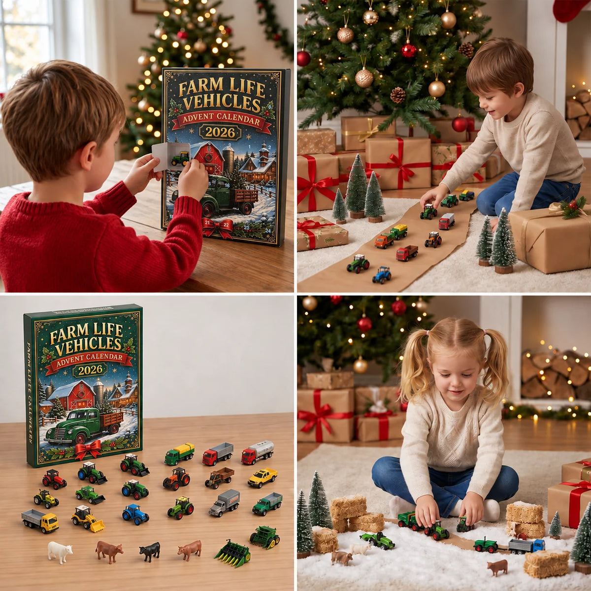 Advent Calendar Farm Vehicles 24 Daily Surprises