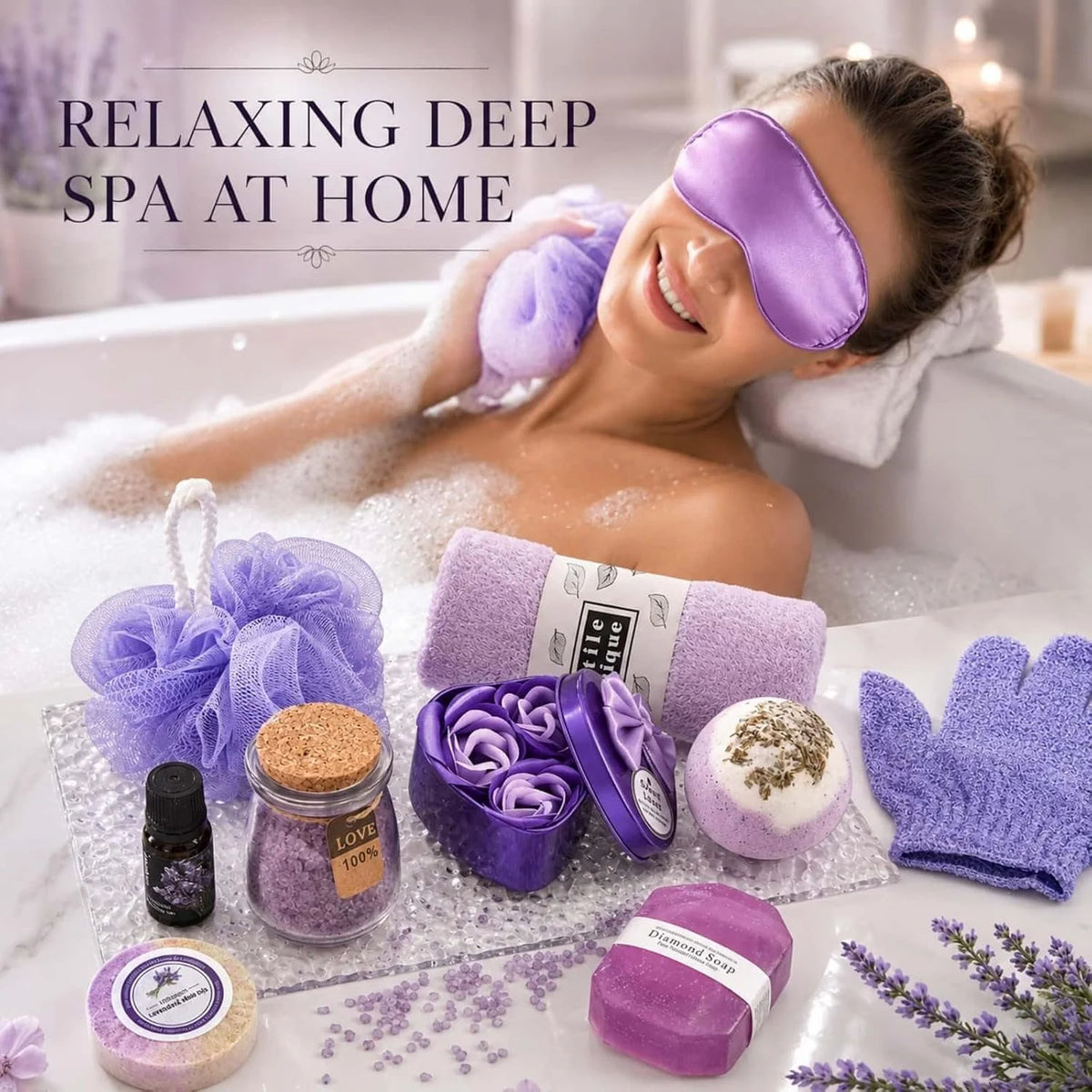 Advent Calendar Lavender Spa 24-Day Individually Boxed