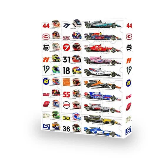 Advent Calendar Race-Themed 24-Day Collector Edition