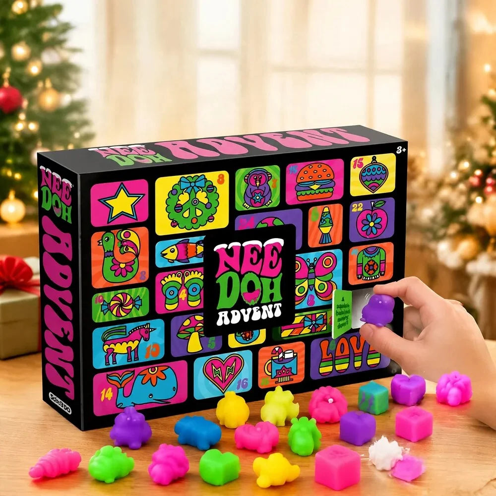 Advent Calendar Resin Squeeze Toys Sensory Play