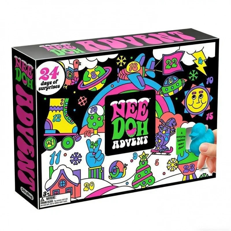 Advent Calendar Resin Squeeze Toys Sensory Play