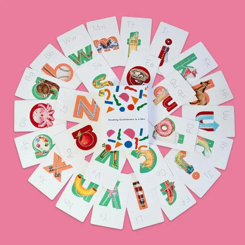 Alphabet Cards Lowercase Picture Mnemonics Magnetic Box