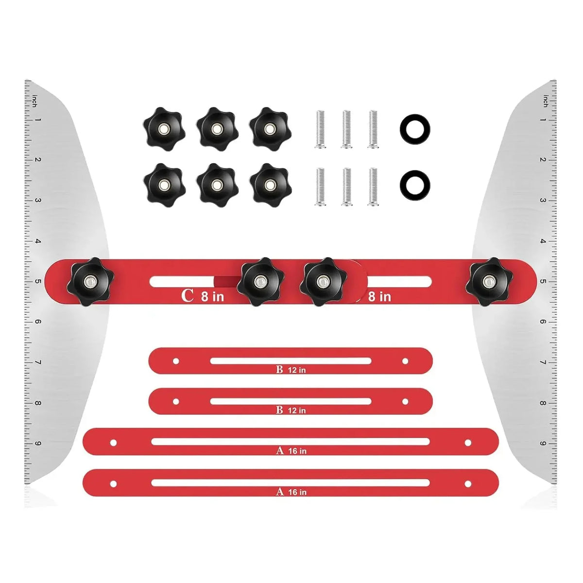 Angle Measuring Tool Adjustable Modular Aluminum Non-Slip