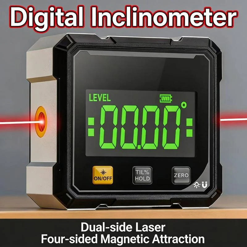 Angle Meter 0.2Β° Accuracy Magnetic Base