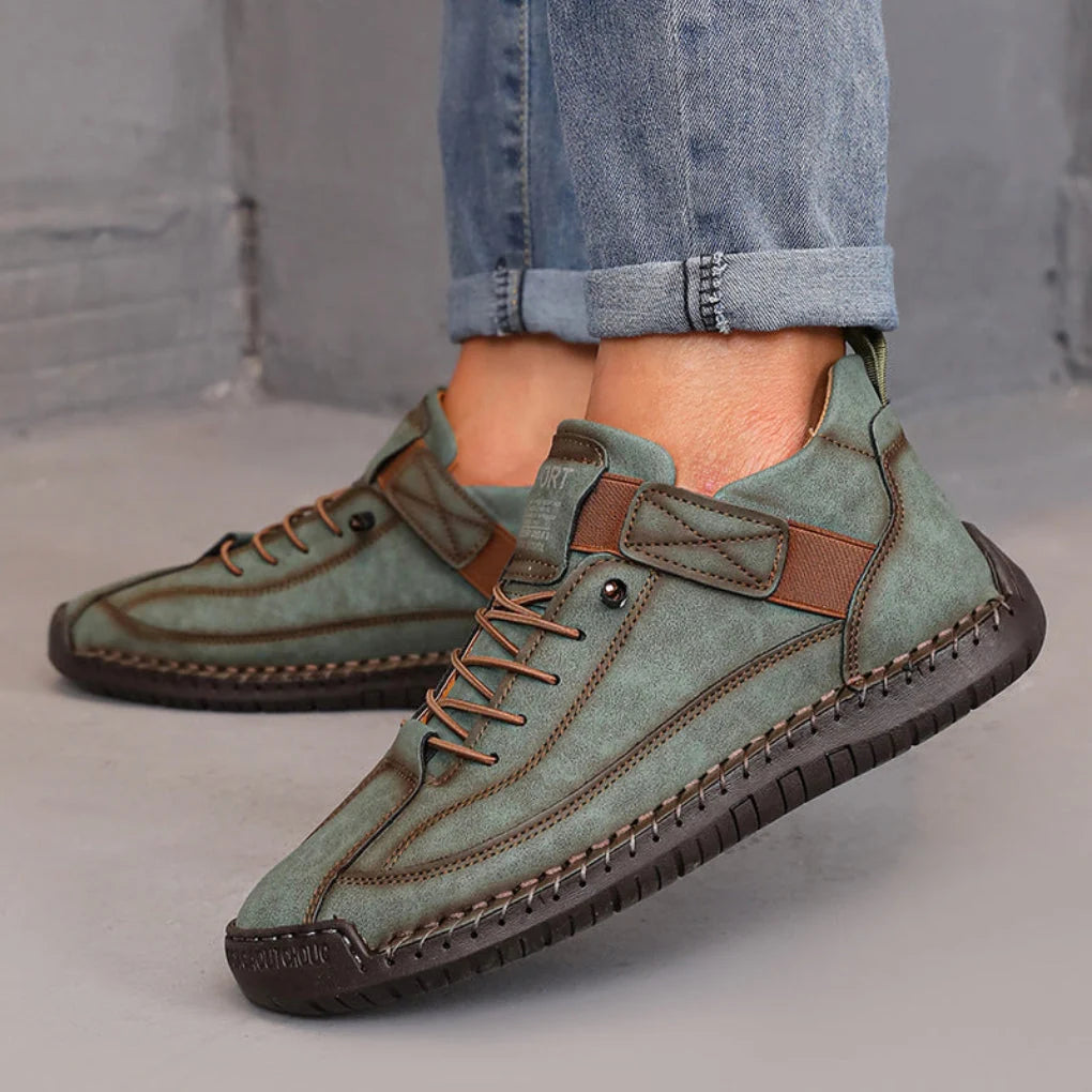 Ankle Boots Color-Block Design Cushioned Grippy Sole
