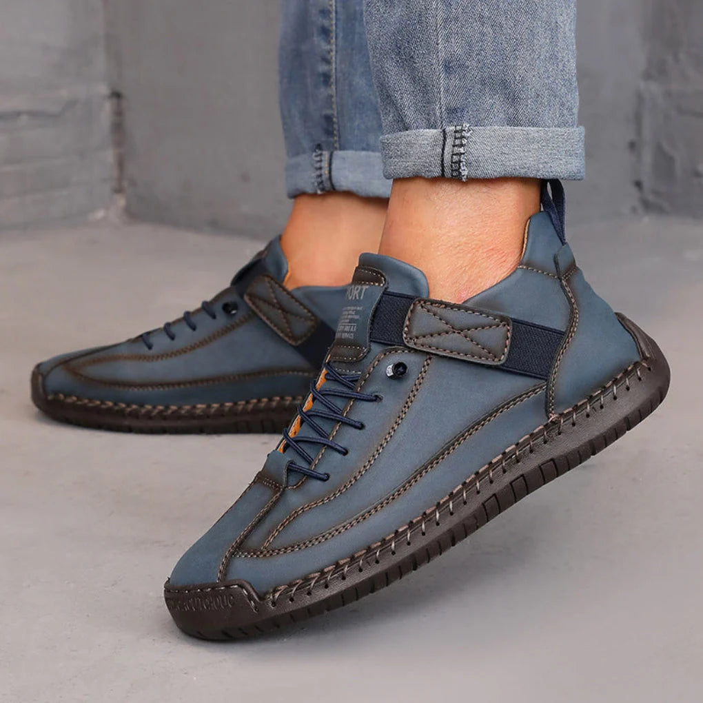 Ankle Boots Color-Block Design Cushioned Grippy Sole