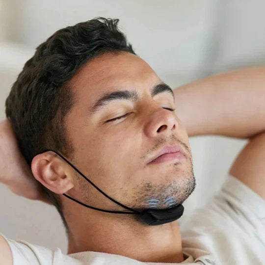 Anti-Snoring Chin Strap TENS Pulse 6-Level Adjustment