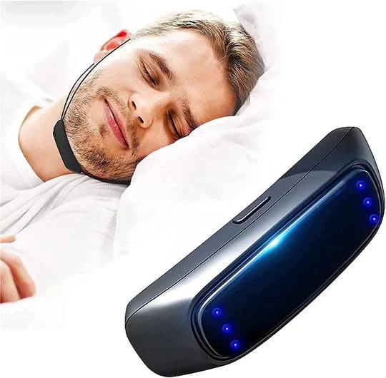 Anti-Snoring Chin Strap TENS Pulse 6-Level Adjustment
