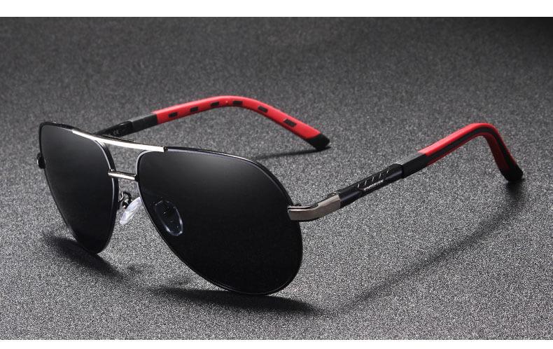 Aviator Sunglasses Polarized UV400 & Anti-Reflective Metal Frame