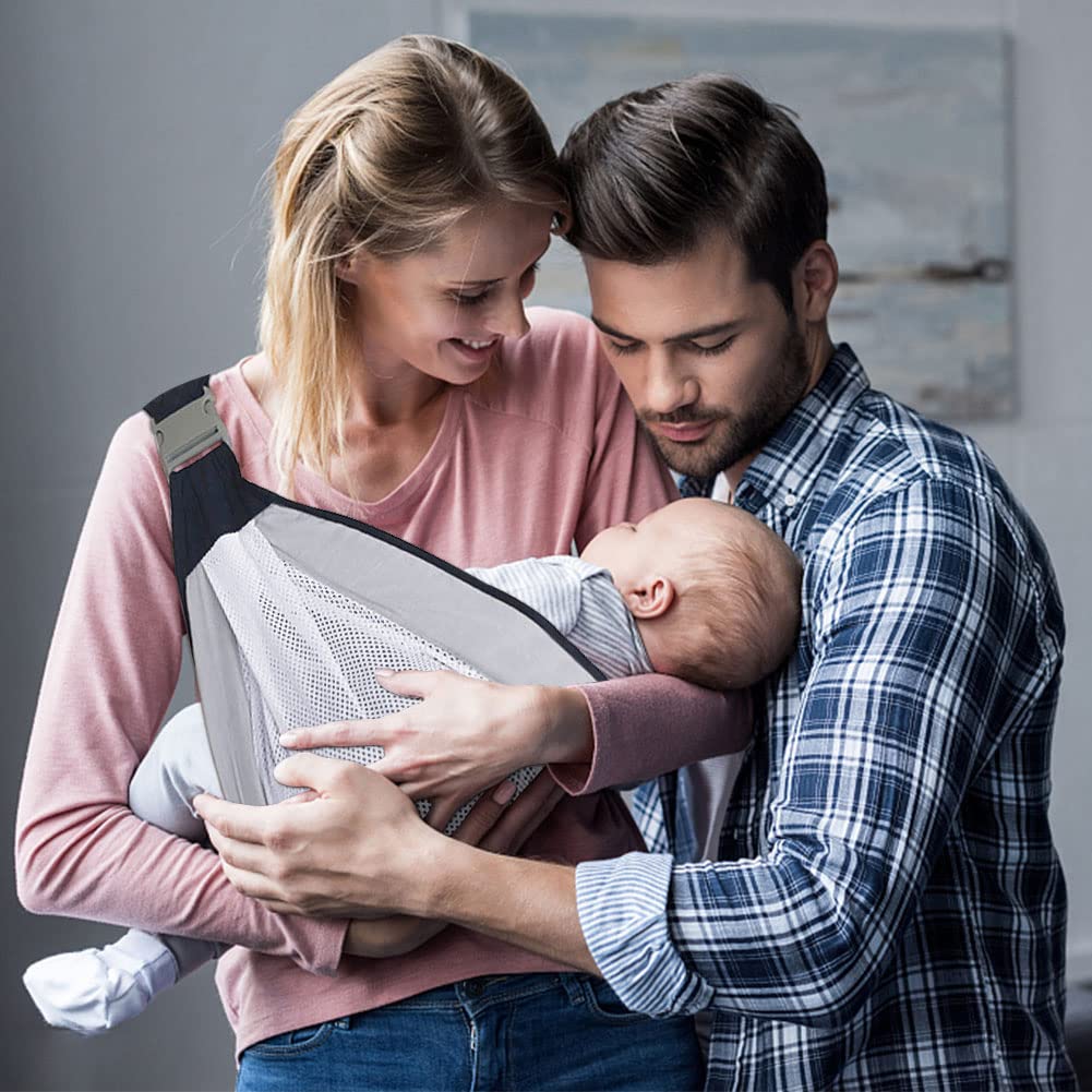 Baby Carrier Breathable Mesh Adjustable Fit One-Click Fastening