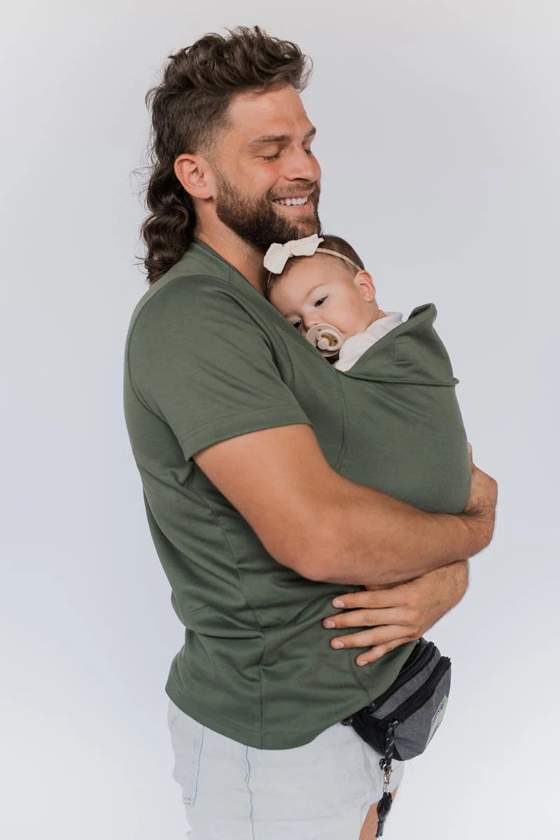 Baby Carrier T-Shirt Ergonomic Support & Adjustable Fit Breathable Fabric