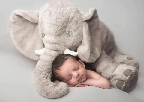 Baby Pillow Elephant-Shaped Large Soft Support