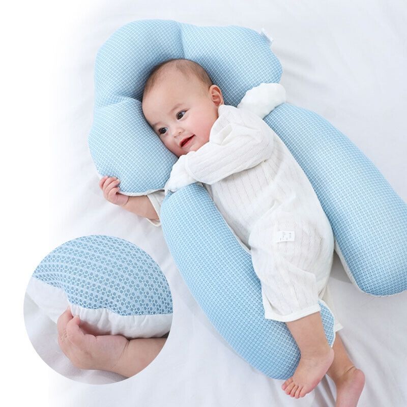 Baby Sleeping Pillow Ergonomic Memory Foam Adjustable Support