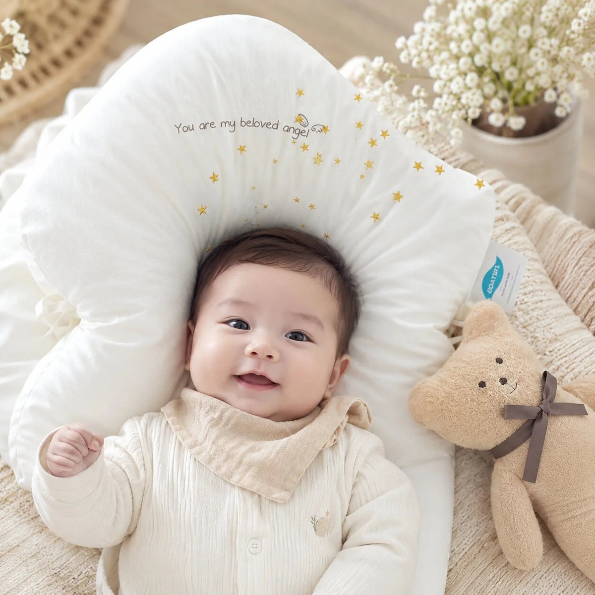 Baby Support Pillow Side Bolsters & Head Recess