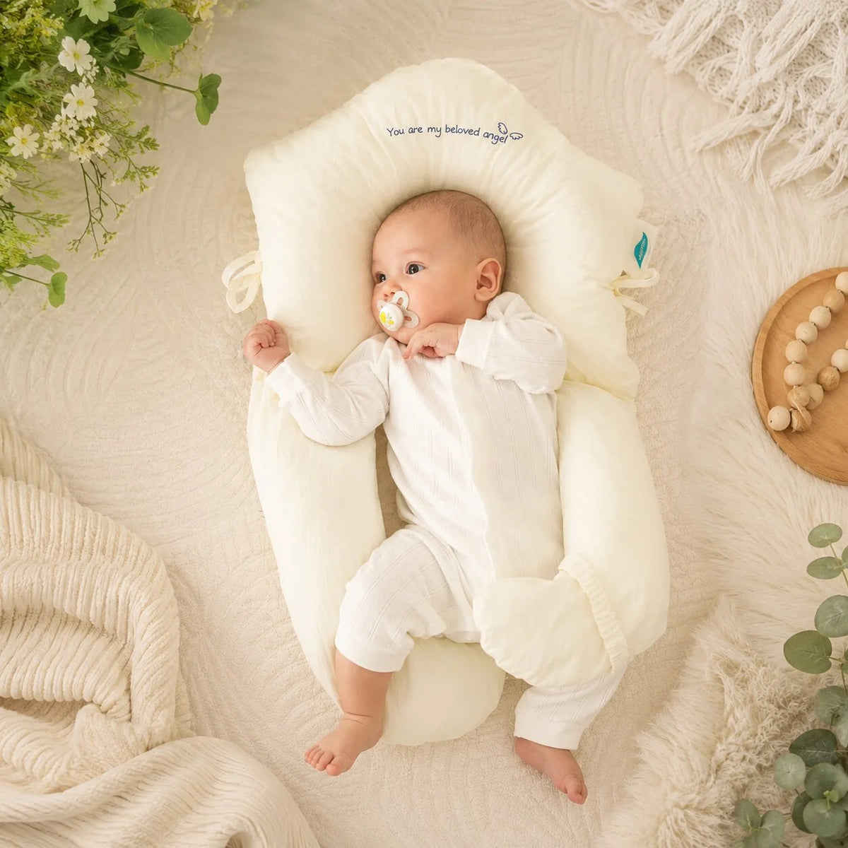Baby Support Pillow Side Bolsters & Head Recess