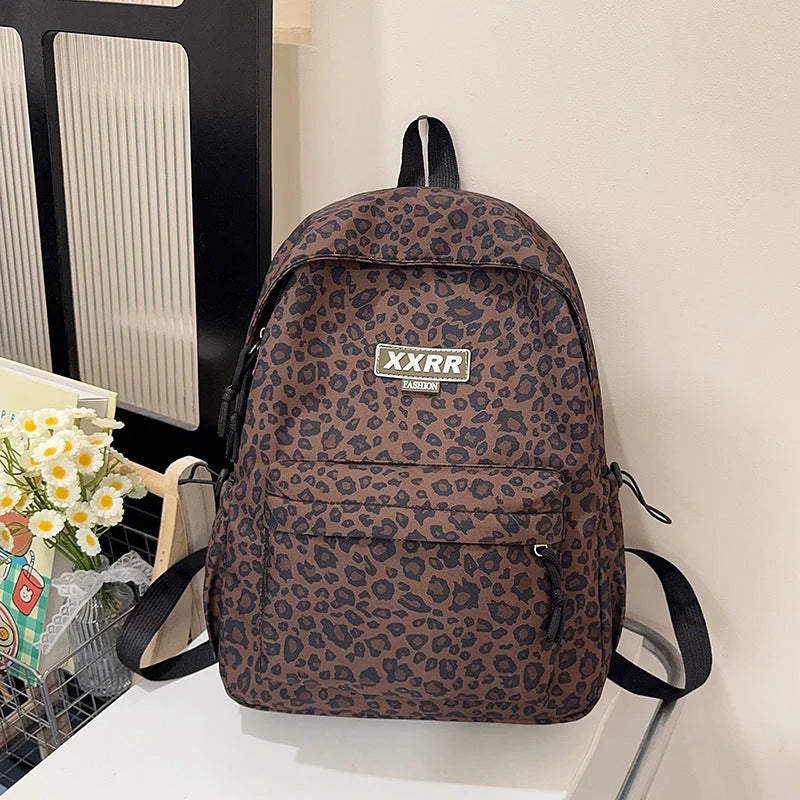 Backpack Animal Print Dual Compartments Padded Adjustable Straps