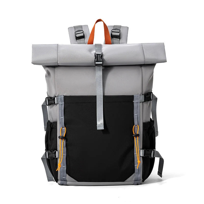 Backpack Rolltop Water-Resistant Padded Straps & Cushioned Back