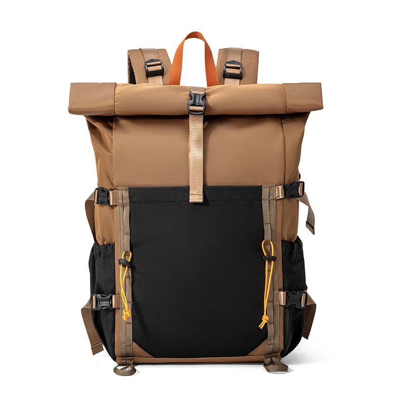 Backpack Rolltop Water-Resistant Padded Straps & Cushioned Back