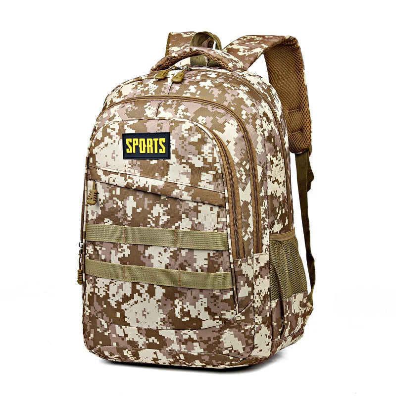 Backpack Tactical Design Padded Laptop Sleeve Expandable Bottle Pockets