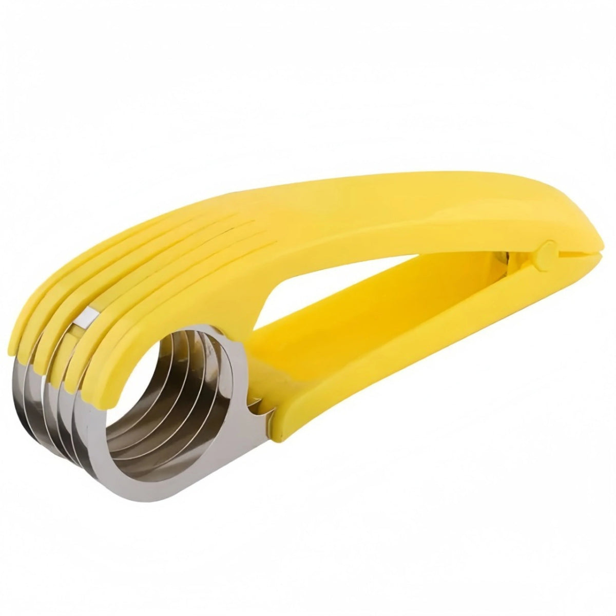 Banana Slicer Stainless Steel Curved Blade Even Slices