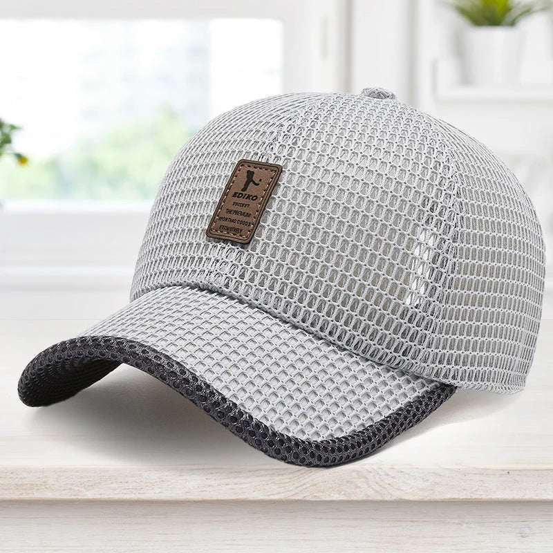 Baseball Cap Breathable Mesh Quick-Drying Adjustable Strap
