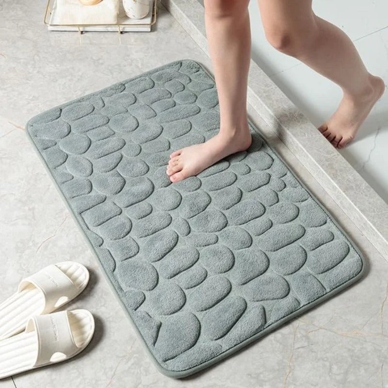Bath Mat Memory Foam Non-Slip & Quick-Drying