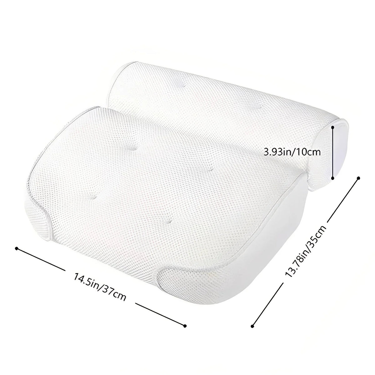 Bath Pillow Contoured Neck & Shoulder Support