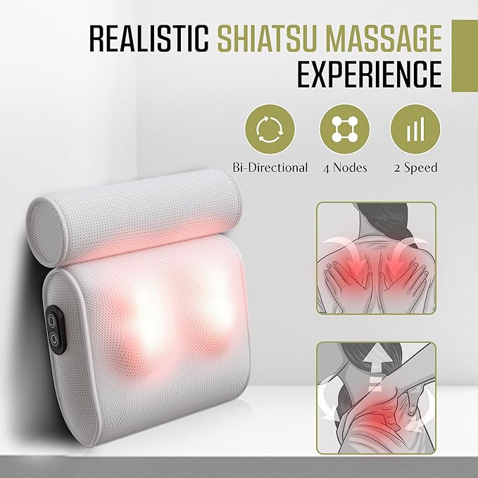 Bath Pillow Contoured Waterproof Foam Six Suction Cups