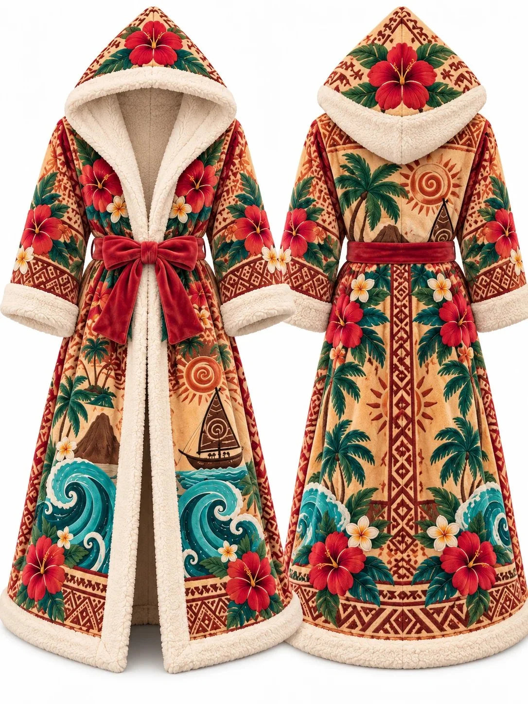 Bathrobe Heated Three Heating Zones Soft Lining