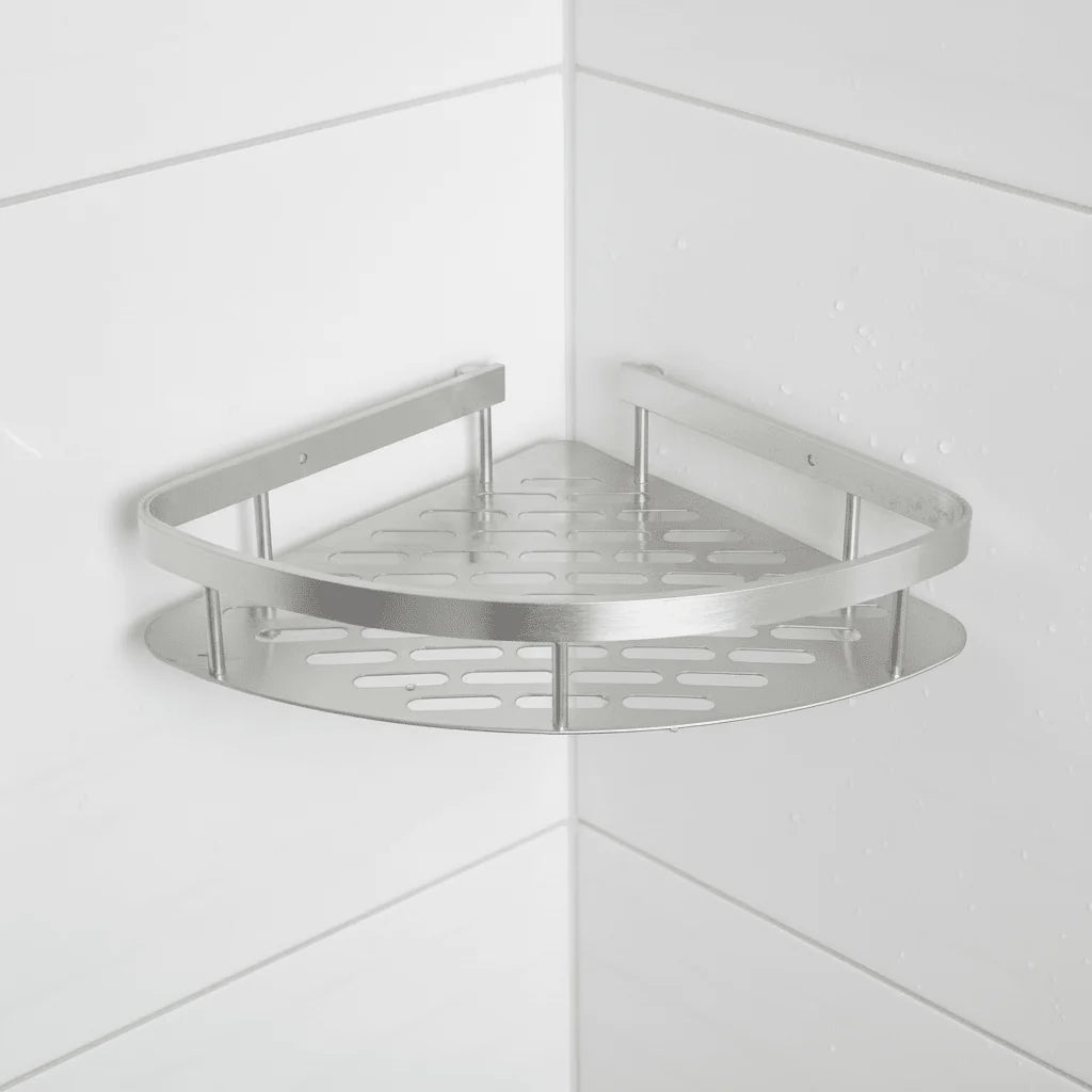 Bathroom Shelf Adhesive Drill-Free Space-Saving Storage