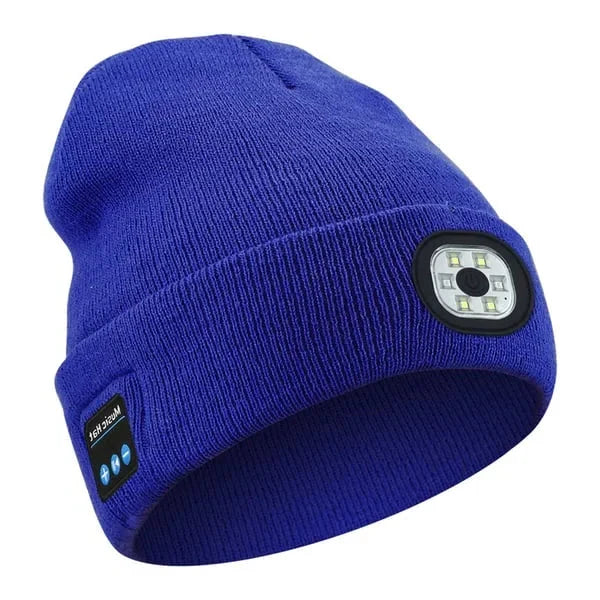 Beanie Built-In LED Light Bluetooth Audio Detachable Module