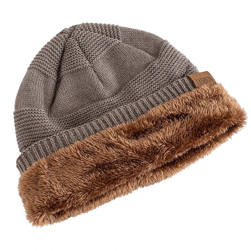 Beanie Fleece-Lined Knitted Slouchy Fit Unisex