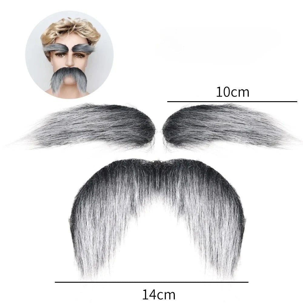 Beard & Eyebrows Set Self-Adhesive Residue-Free