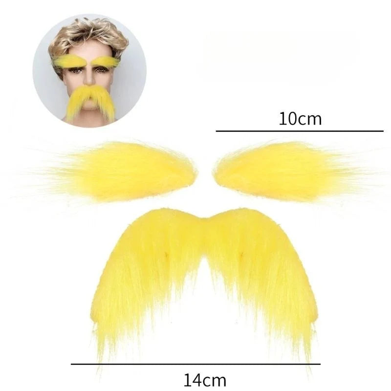 Beard & Eyebrows Set Self-Adhesive Residue-Free