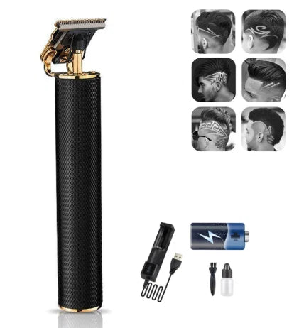 Beard Trimmer Carbon Steel T-Blade 120-Min Cordless & Quiet Motor