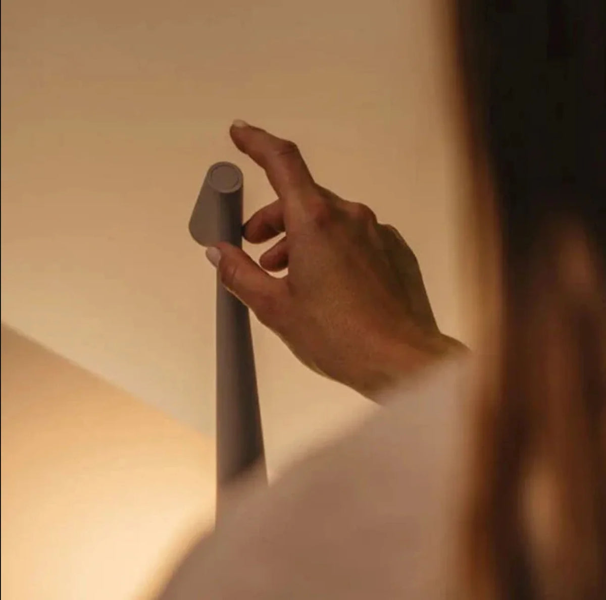 Bedside Lamp Directional Touch Dimmer USB Rechargeable