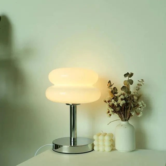 Bedside Lamp Soft LED USB-Powered Colorful Glass