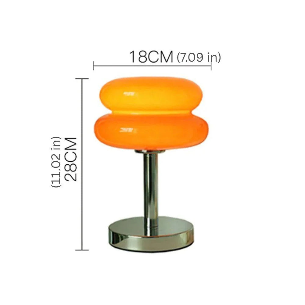 Bedside Lamp Soft LED USB-Powered Colorful Glass