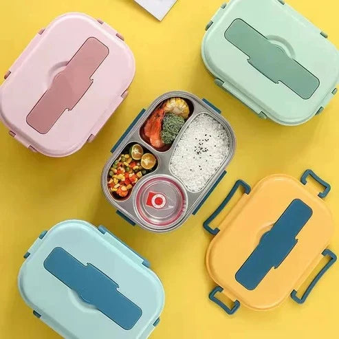 Bento Lunch Box Insulated & Leakproof Divided Compartments