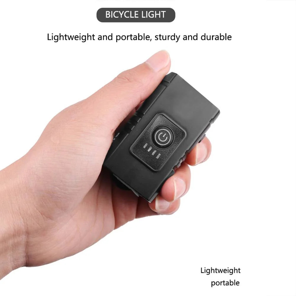 Bicycle Headlight & Taillight Set 1000 Lumens USB Rechargeable