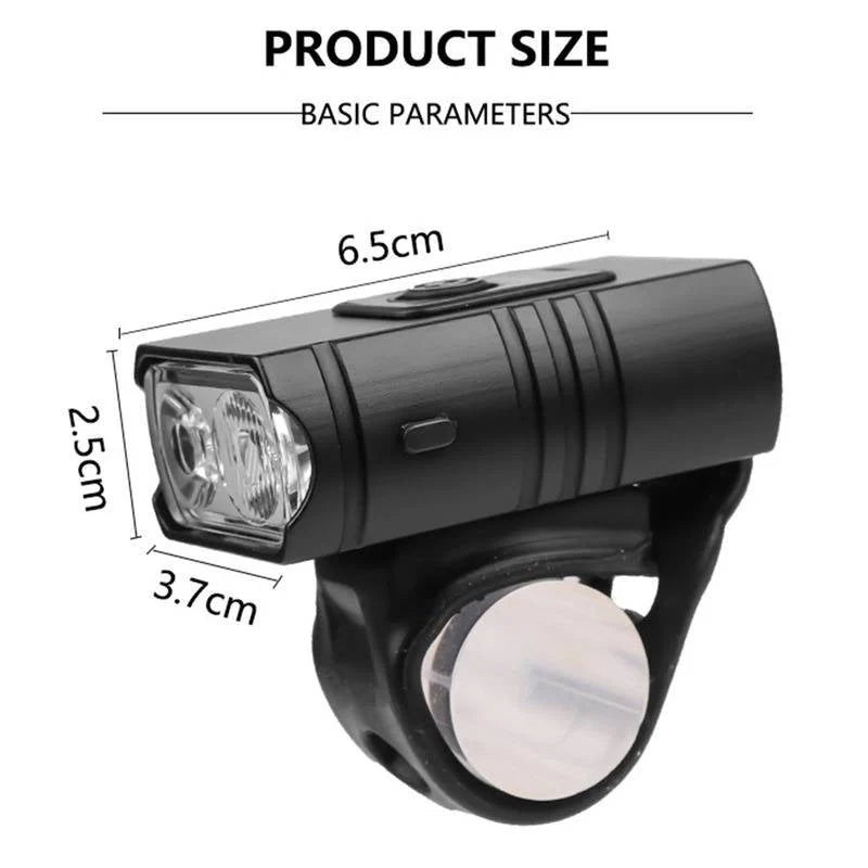Bicycle Light Set 1000 Lumen USB Rechargeable & Weatherproof